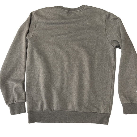 Columbia Men's Med Gray Pull Over Sweatshirt Basic Everyday Cozy Athleisure Warm - Picture 2 of 8
